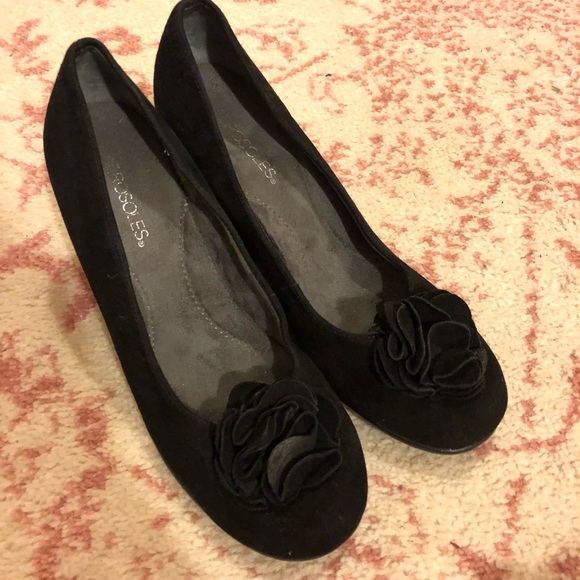 aerosoles flower wedge sandal